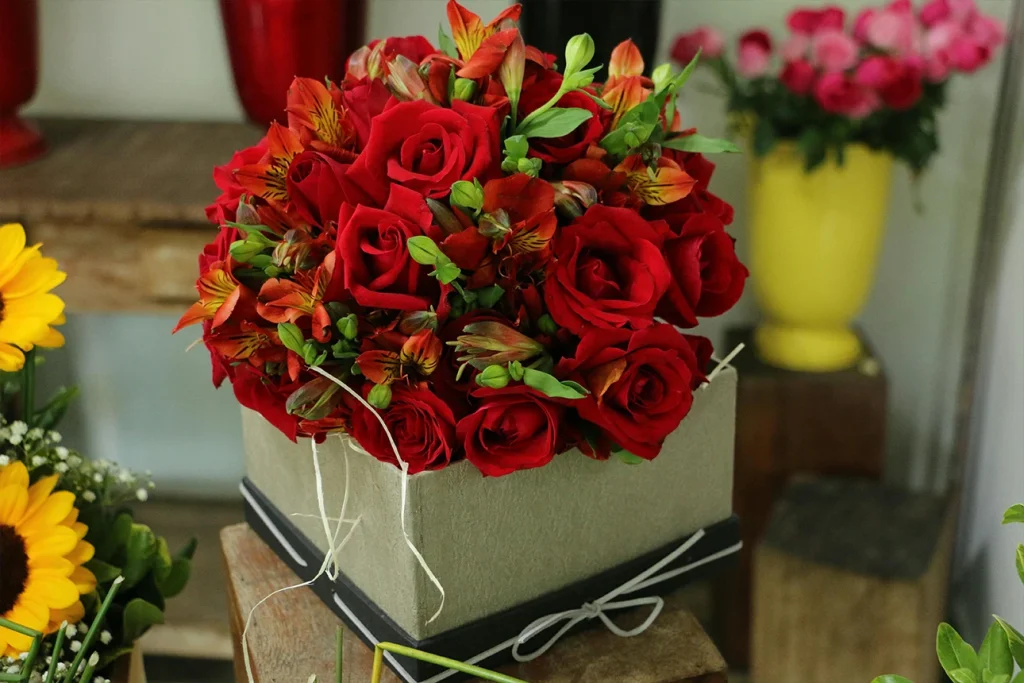 Cuidado de Flores en Caja