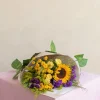 ramo de girasoles y variedades amarillas