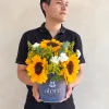 Box de girasoles para hombre