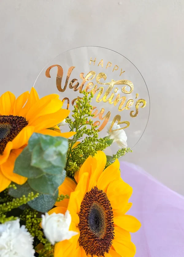 Girasoles para 14 de febrero