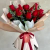 ramo de 15 rosas rojas
