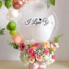 arreglo floral melon con globos