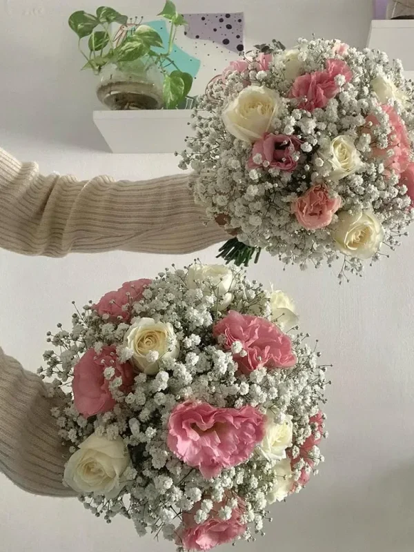 bouquet de novia rosado y blanco bouquet de novia rosado y blanco