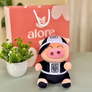 Peluche de chanchito con camiseta de Alianza Lima