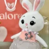 coneja de peluche con vestido