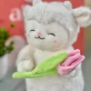 cordero con tulipan peluche