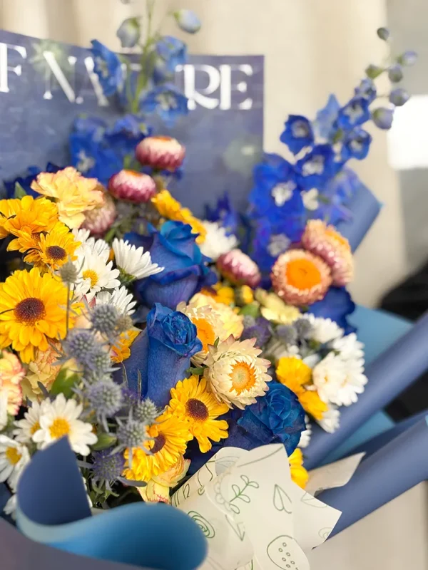 flores de la noche estrellada