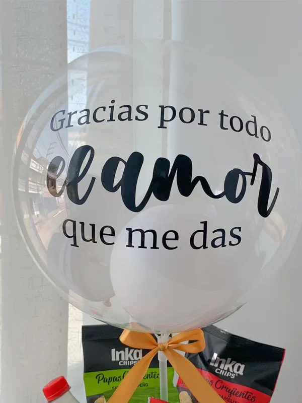 globo gracias por todo el amor que me das globo gracias por todo el amor que me das