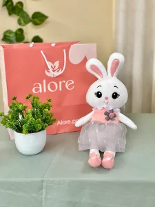 Peluche Coneja con Vestido 46 CM