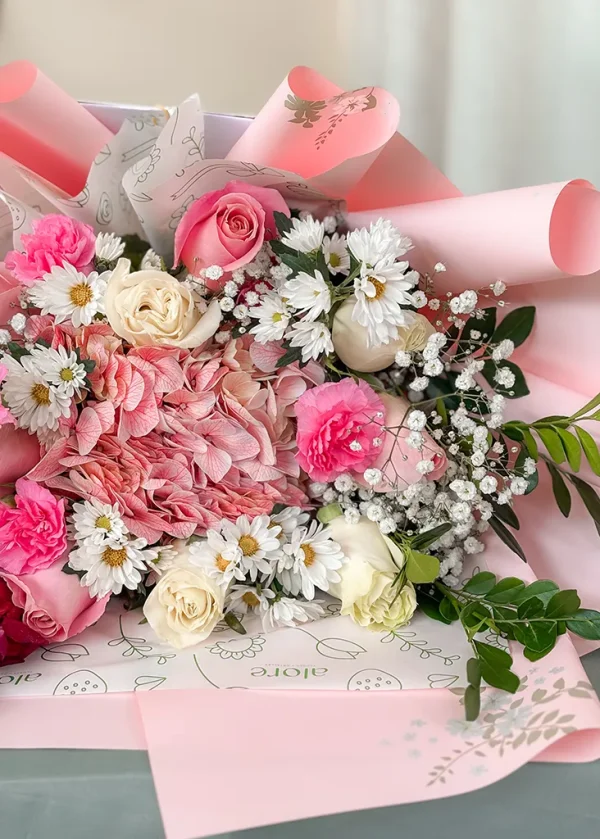 ramos flores rosadas