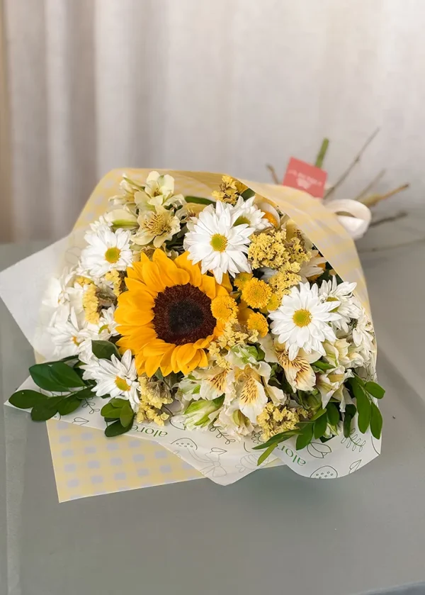 ramo con 1 girasoles ramo con 1 girasoles