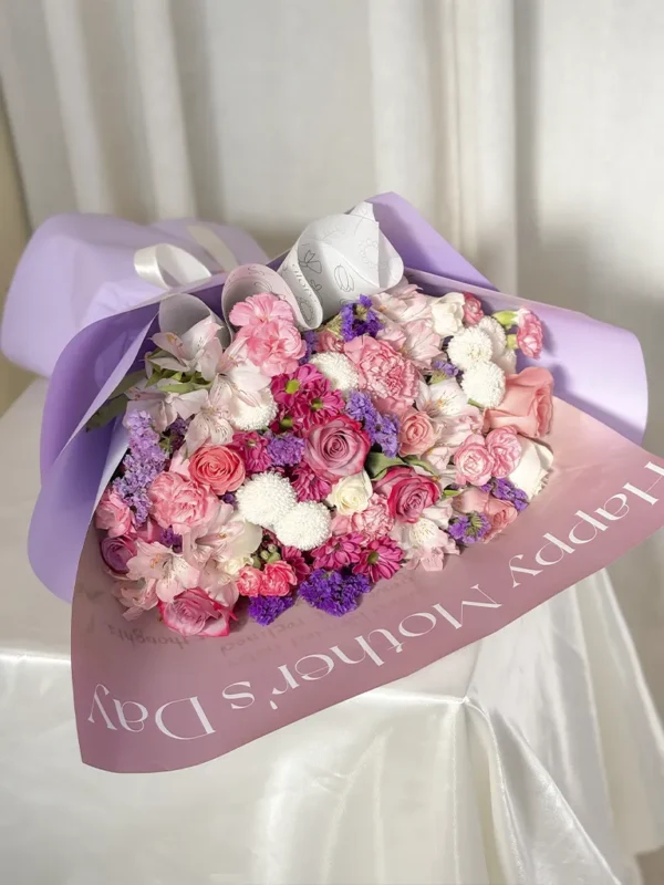 ramo premium de flores frescas por el dia de la madre