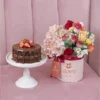 box ruby con torta de chocolate box ruby con torta de chocolate
